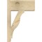 Ekena Millwork Funston Block Rough Sawn Outlooker, Douglas Fir, 8"W x 16"D x 24"H OUT08X16X24FST05RDF - alternate 2